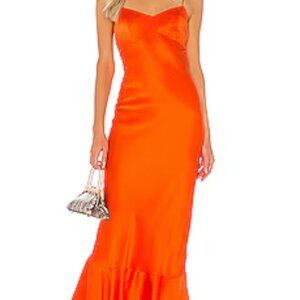 NWT Saloni Mimi B dress, papaya US4/UK8